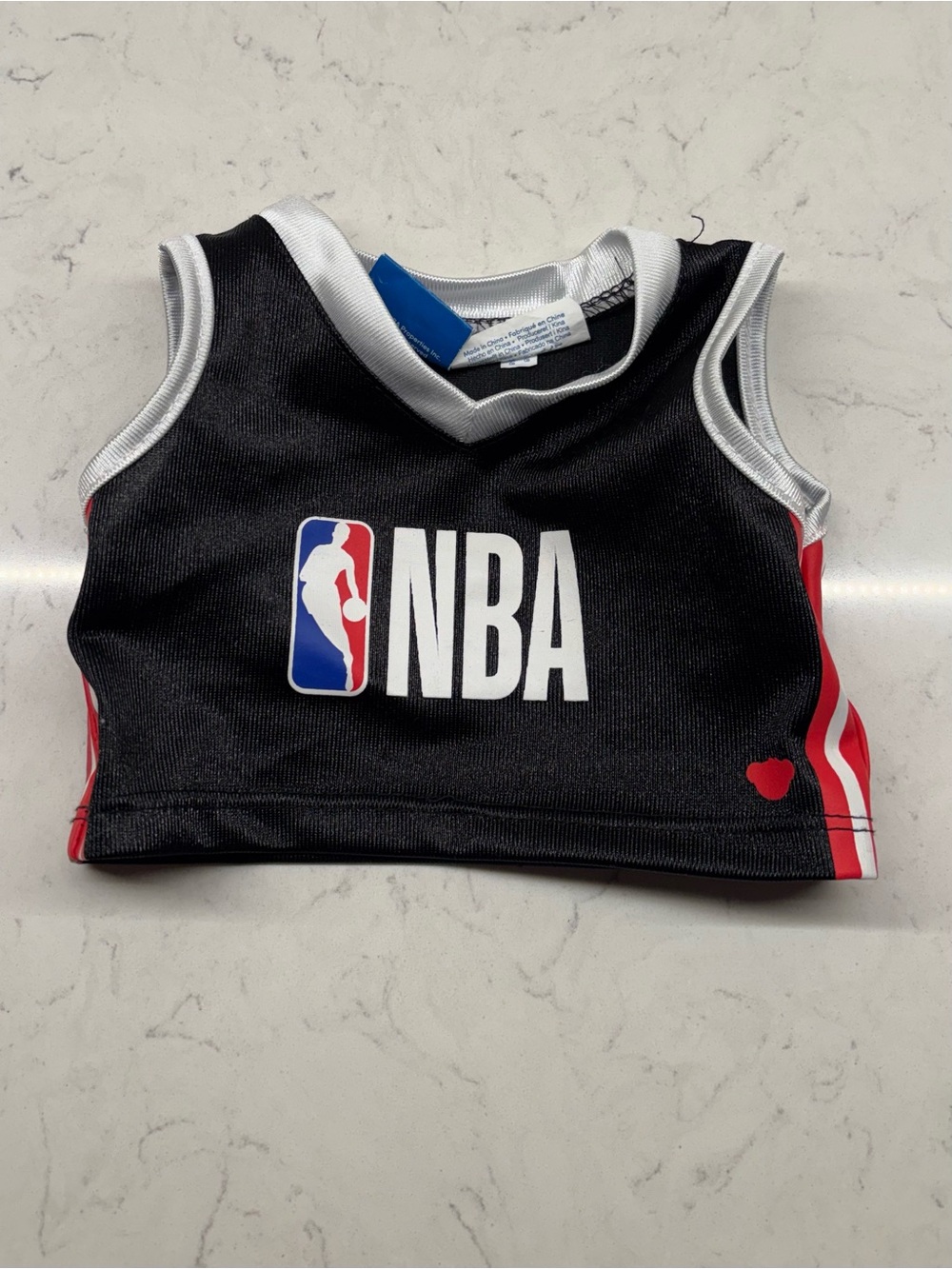 Build a Bear BABW NBA Black Sleeveless Top Plush 2017